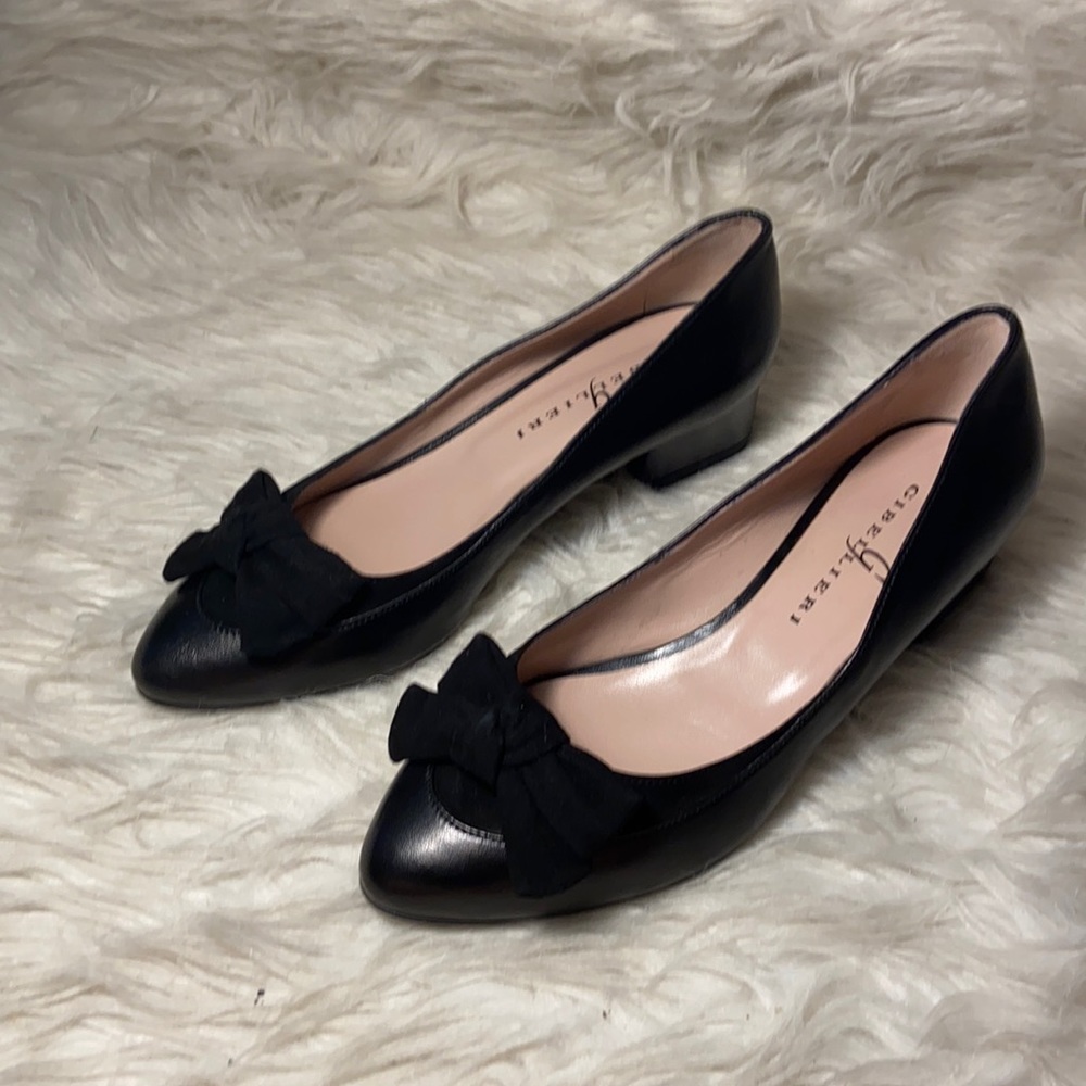 New ITALIAN Gibellieri Heel Pump Shoe with bow
